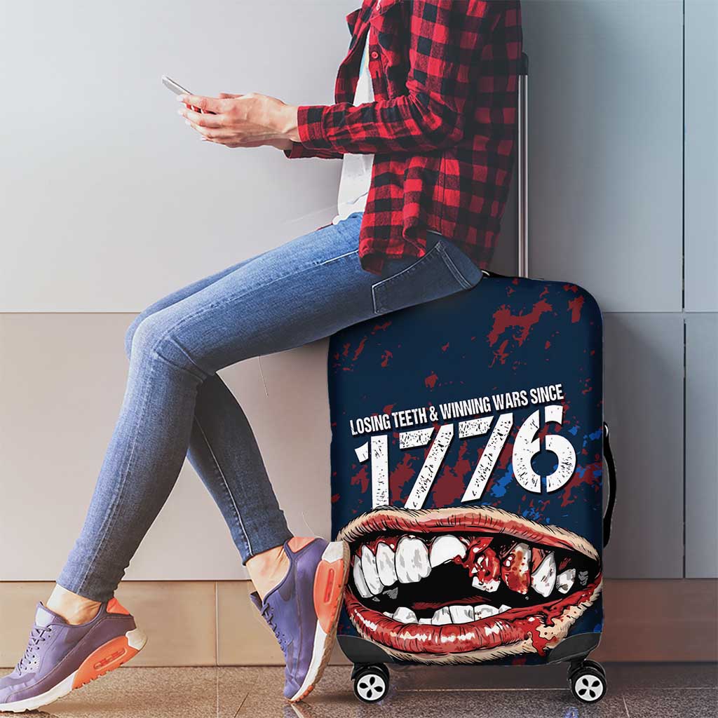 USA Ice Hockey Luggage Cover Losing Teeth and Winning Wars Since 1776
