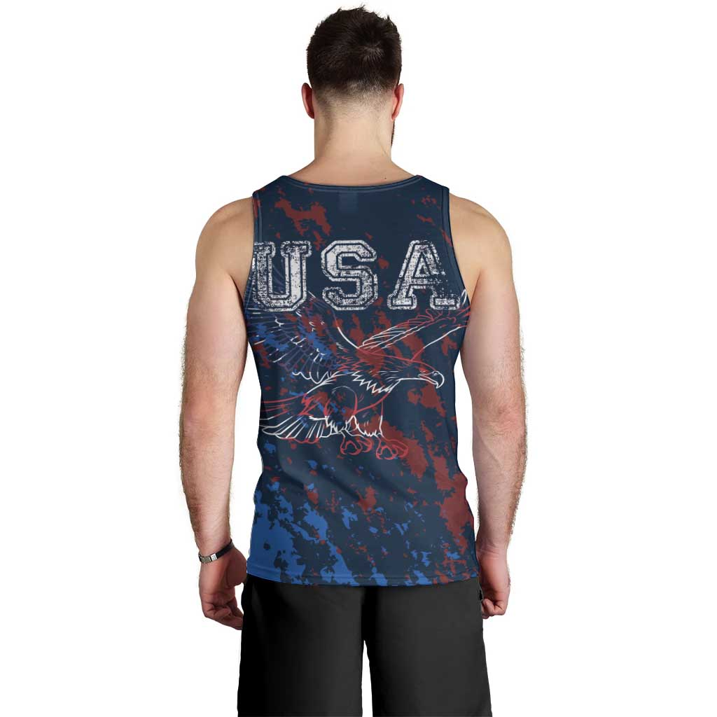USA Ice Hockey Men Tank Top Losing Teeth and Winning Wars Since 1776