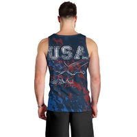 USA Ice Hockey Men Tank Top Losing Teeth and Winning Wars Since 1776