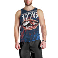 USA Ice Hockey Men Tank Top Losing Teeth and Winning Wars Since 1776