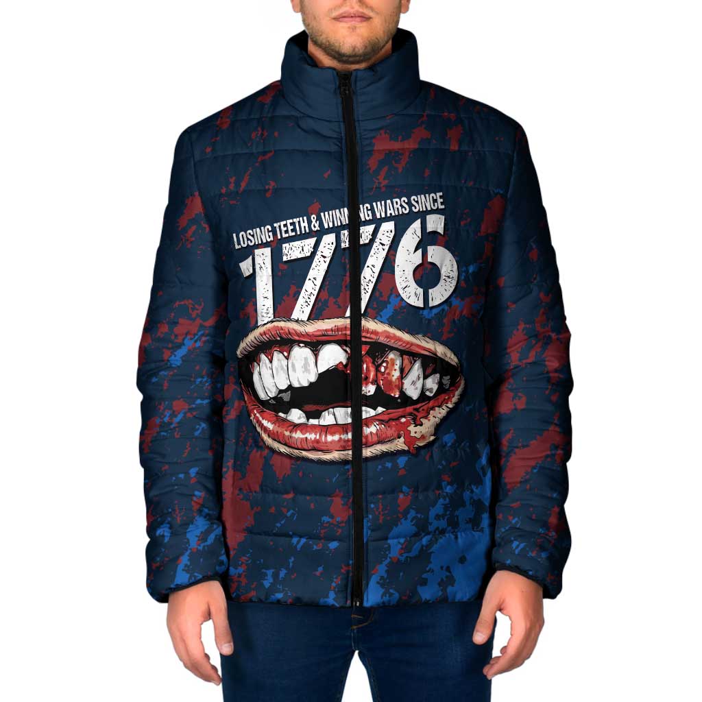 USA Ice Hockey Padded Jacket Losing Teeth and Winning Wars Since 1776