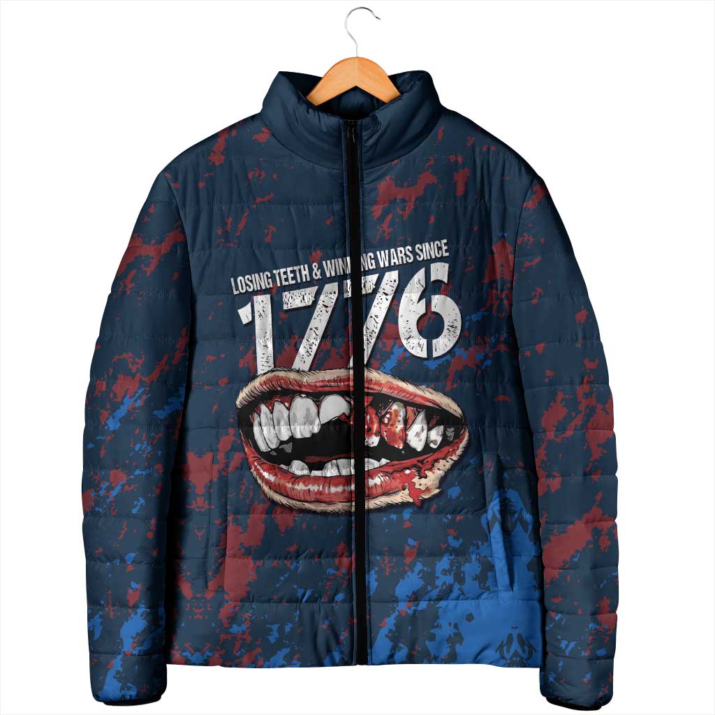 USA Ice Hockey Padded Jacket Losing Teeth and Winning Wars Since 1776