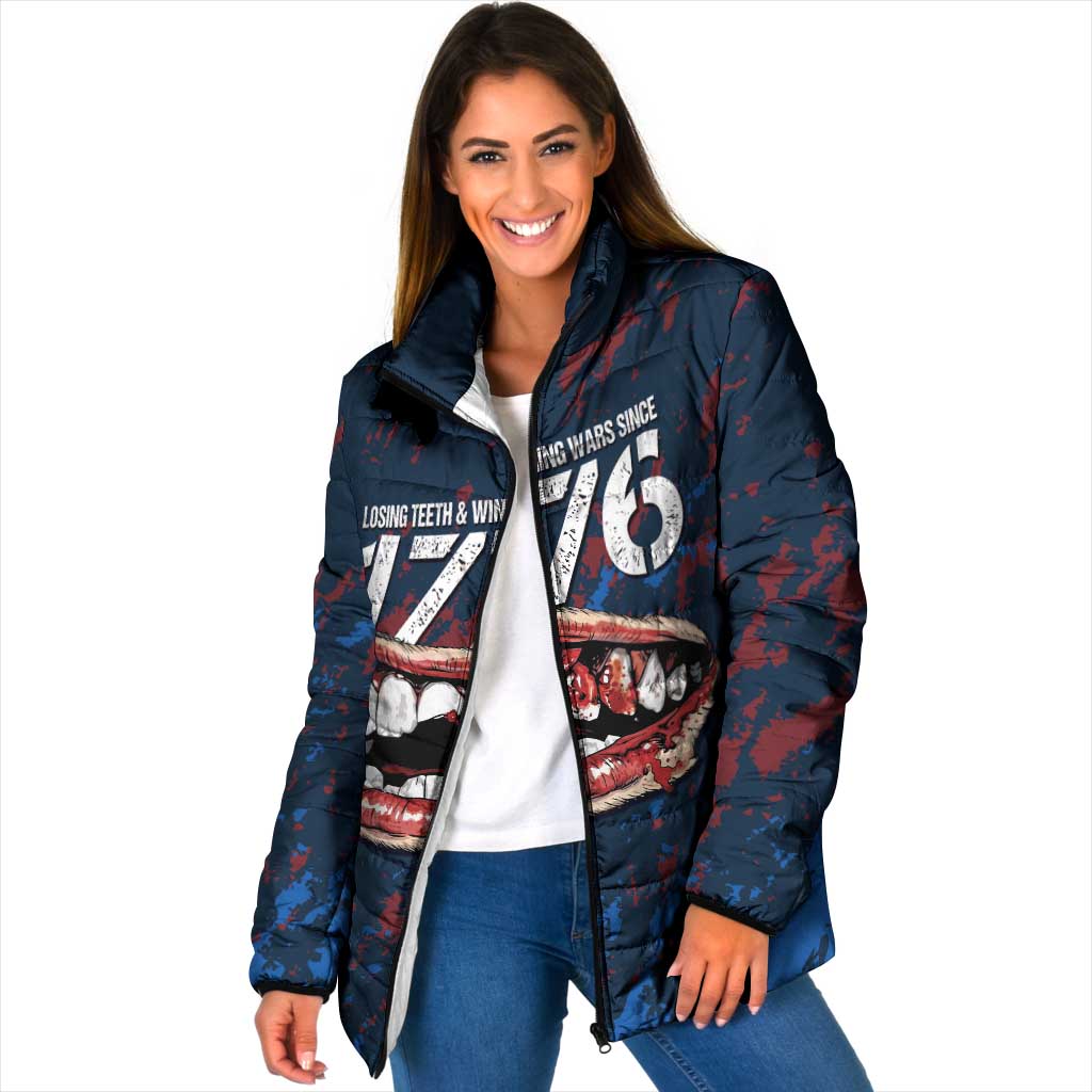USA Ice Hockey Padded Jacket Losing Teeth and Winning Wars Since 1776