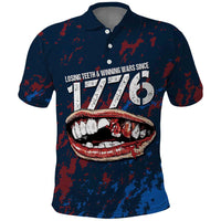 USA Ice Hockey Polo Shirt Losing Teeth and Winning Wars Since 1776