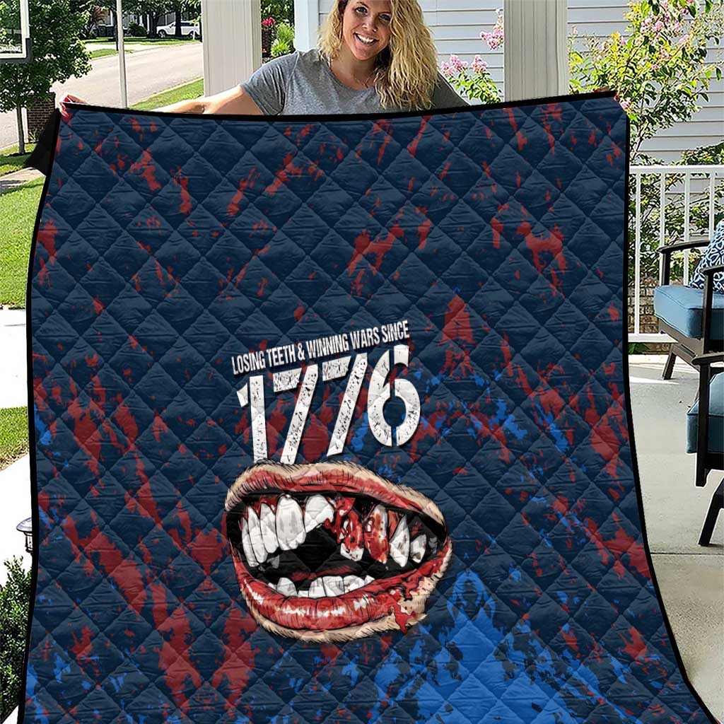 USA Ice Hockey Quilt Losing Teeth and Winning Wars Since 1776