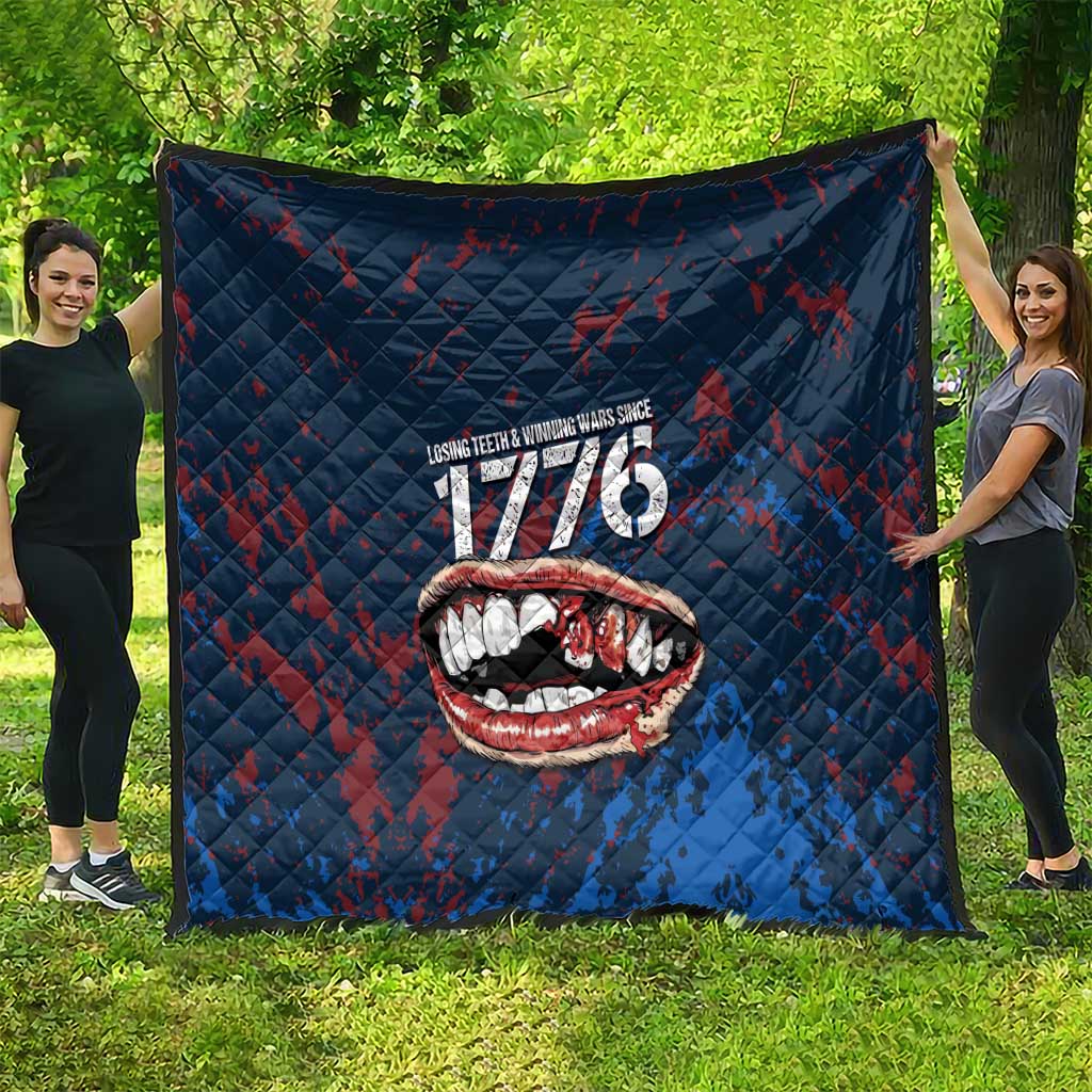 USA Ice Hockey Quilt Losing Teeth and Winning Wars Since 1776