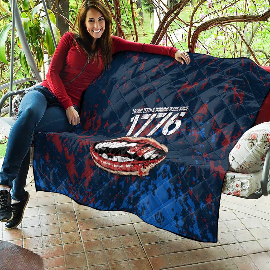 USA Ice Hockey Quilt Losing Teeth and Winning Wars Since 1776