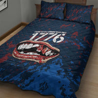 USA Ice Hockey Quilt Bed Set Losing Teeth and Winning Wars Since 1776