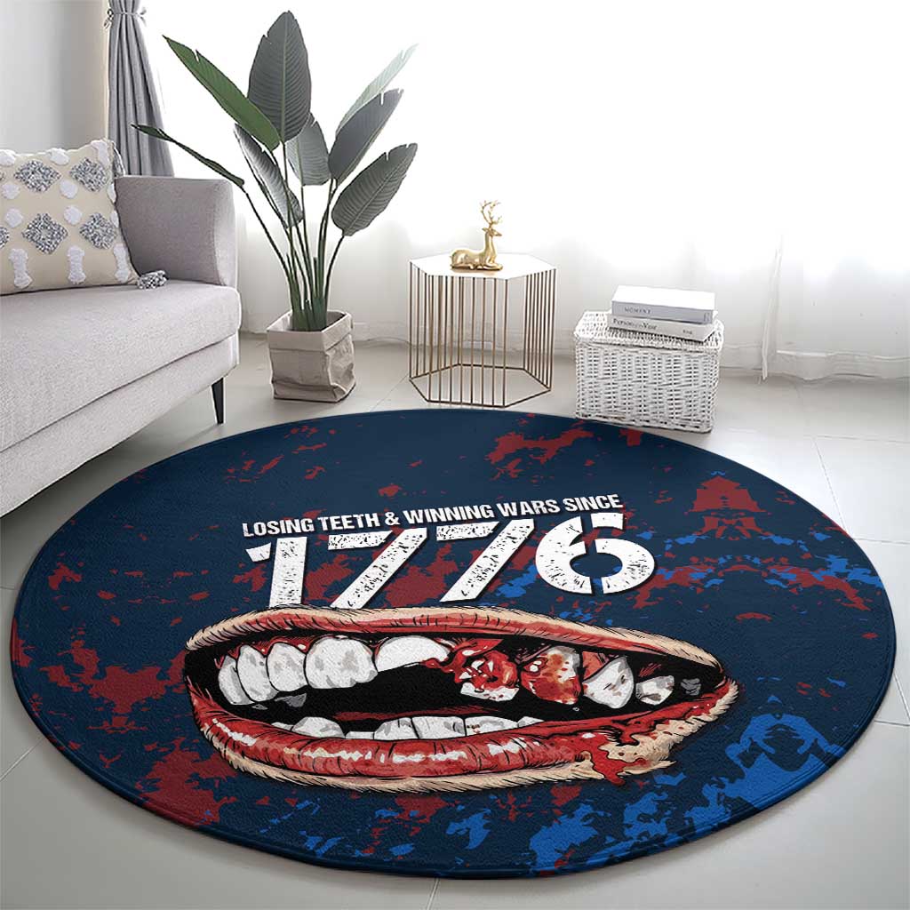 USA Ice Hockey Round Carpet Losing Teeth and Winning Wars Since 1776