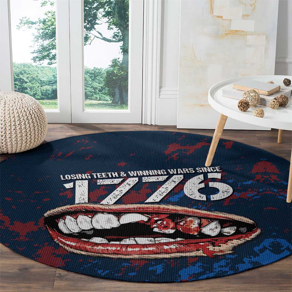 USA Ice Hockey Round Carpet Losing Teeth and Winning Wars Since 1776