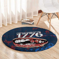 USA Ice Hockey Round Carpet Losing Teeth and Winning Wars Since 1776