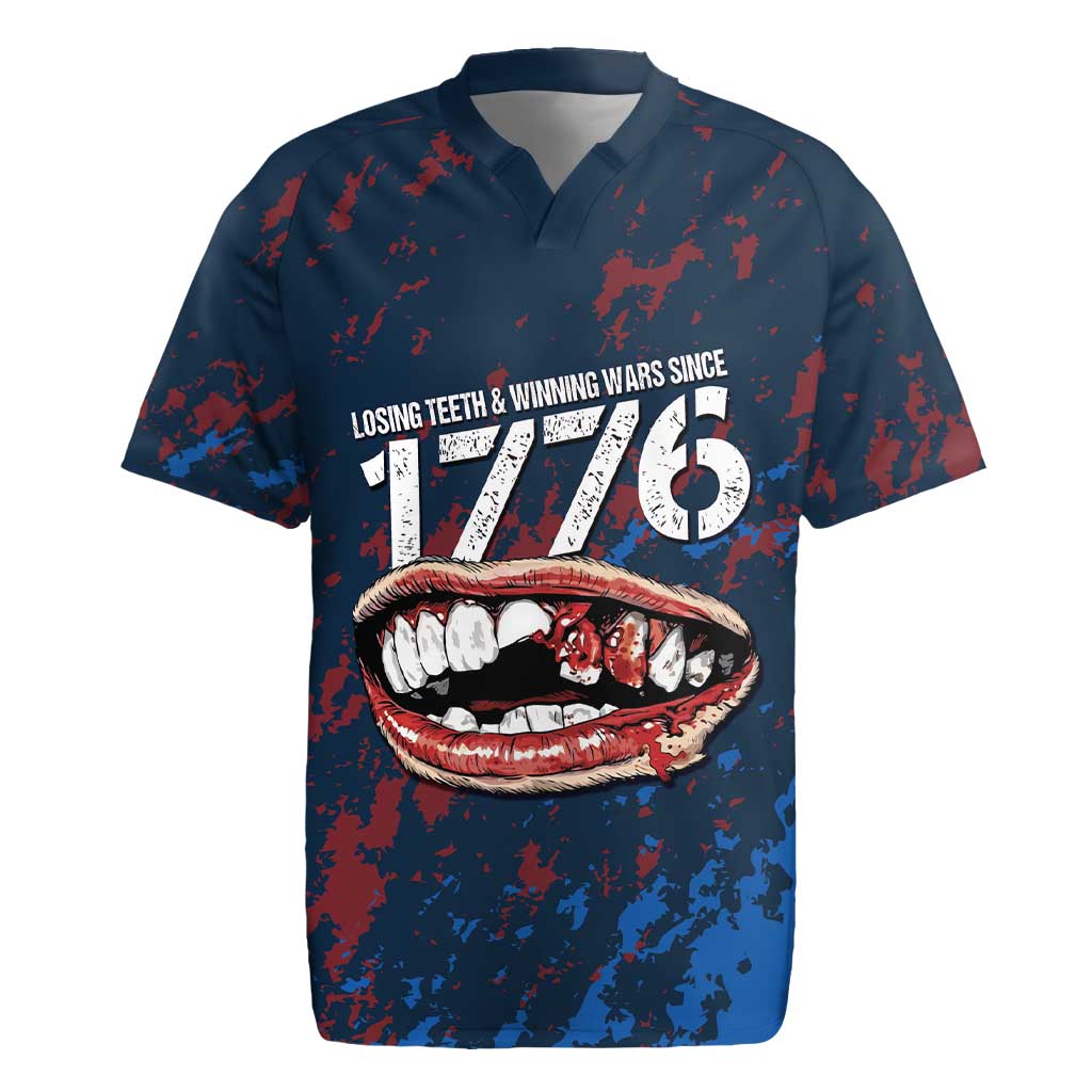 USA Ice Hockey Rugby Jersey Losing Teeth and Winning Wars Since 1776