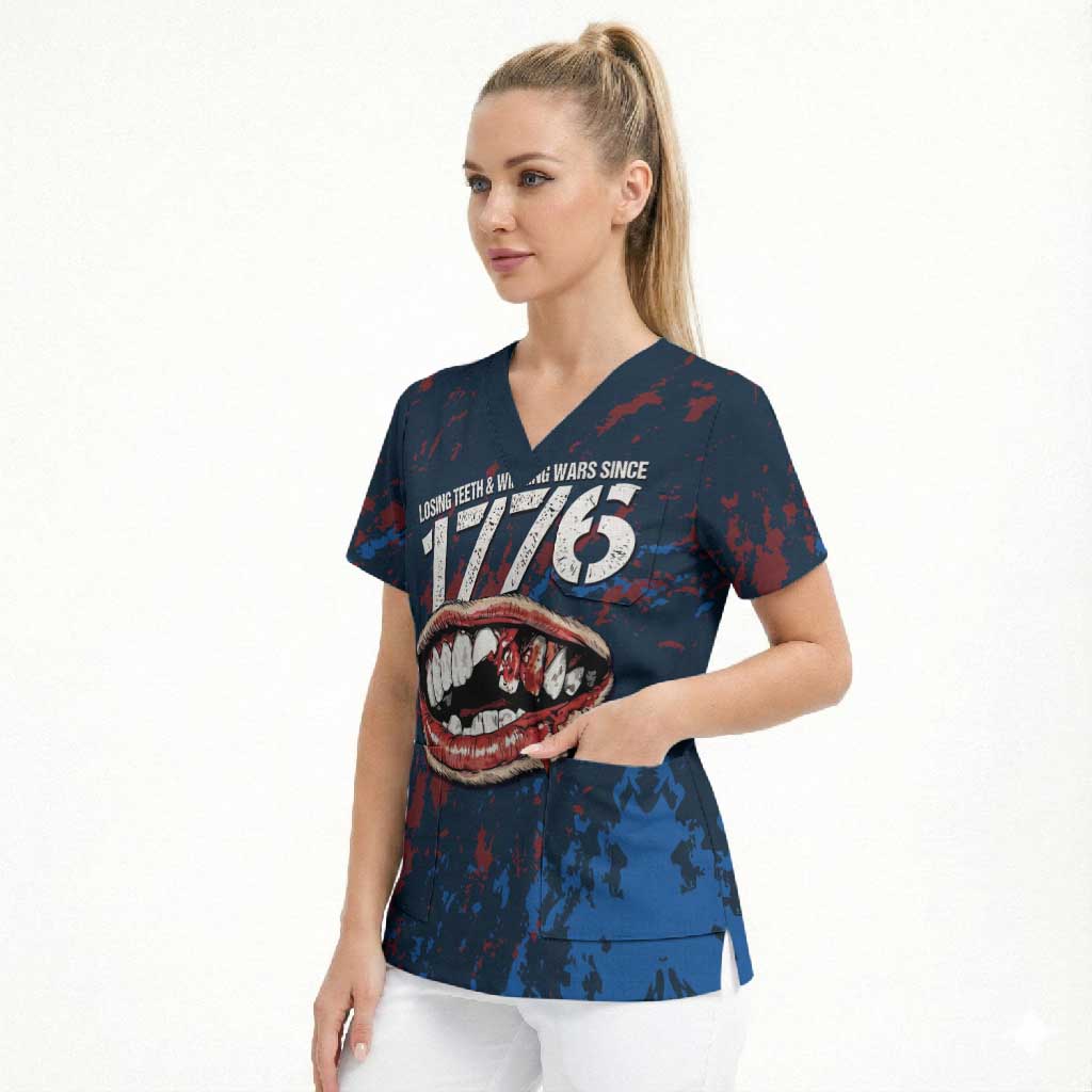 USA Ice Hockey Scrub Top Losing Teeth and Winning Wars Since 1776