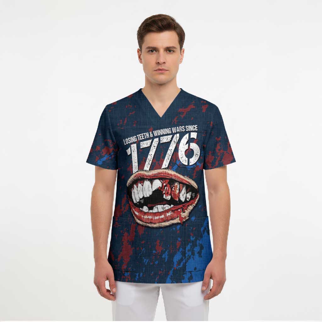 USA Ice Hockey Scrub Top Losing Teeth and Winning Wars Since 1776