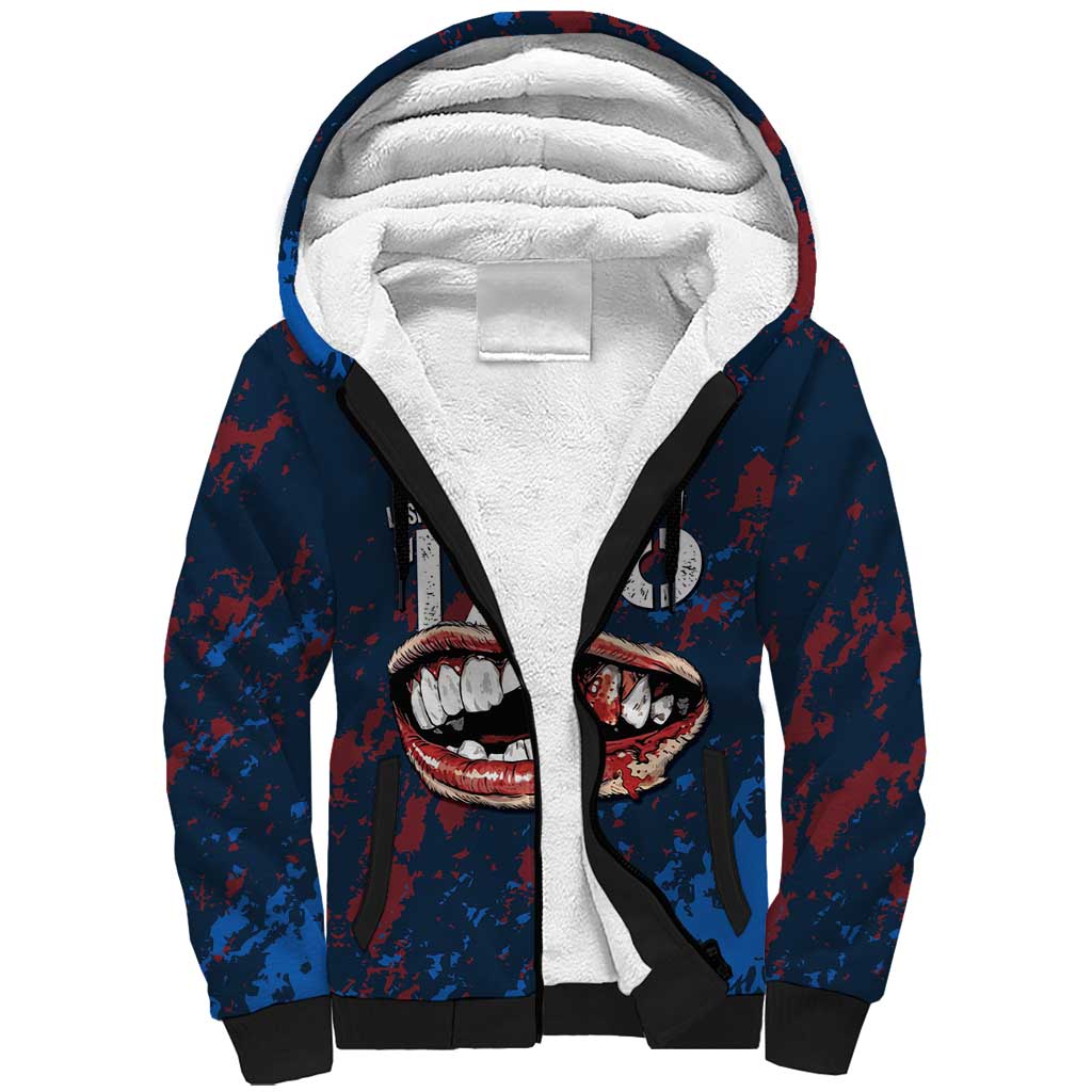 USA Ice Hockey Sherpa Hoodie Losing Teeth and Winning Wars Since 1776