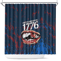 USA Ice Hockey Shower Curtain Losing Teeth and Winning Wars Since 1776