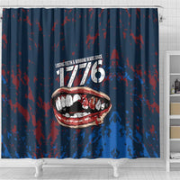 USA Ice Hockey Shower Curtain Losing Teeth and Winning Wars Since 1776