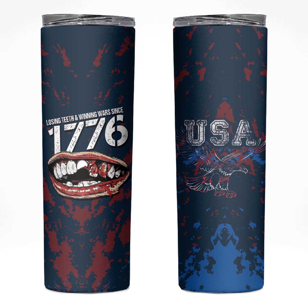 USA Ice Hockey Skinny Tumbler Losing Teeth and Winning Wars Since 1776