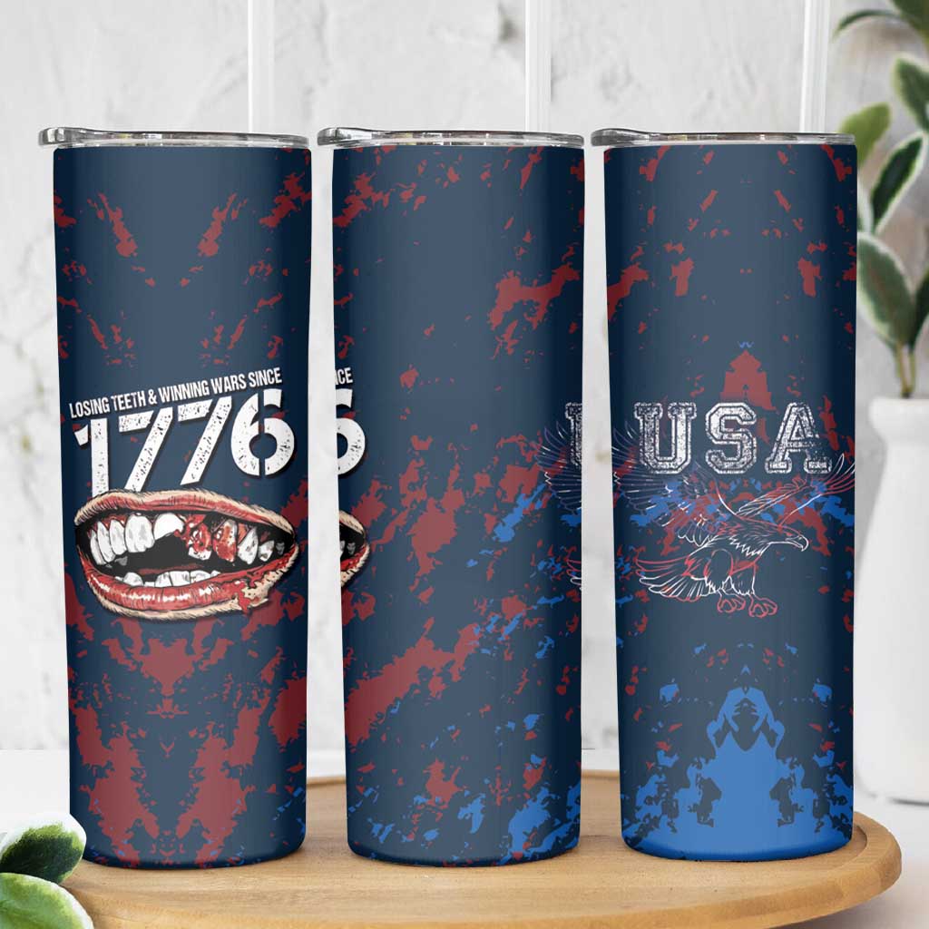 USA Ice Hockey Skinny Tumbler Losing Teeth and Winning Wars Since 1776