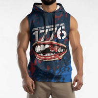 USA Ice Hockey Sleeveless Hoodie Losing Teeth and Winning Wars Since 1776