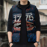 USA Ice Hockey Sleeveless Puffer Jacket Losing Teeth and Winning Wars Since 1776