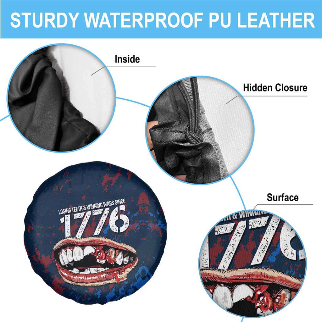USA Ice Hockey Spare Tire Cover Losing Teeth and Winning Wars Since 1776