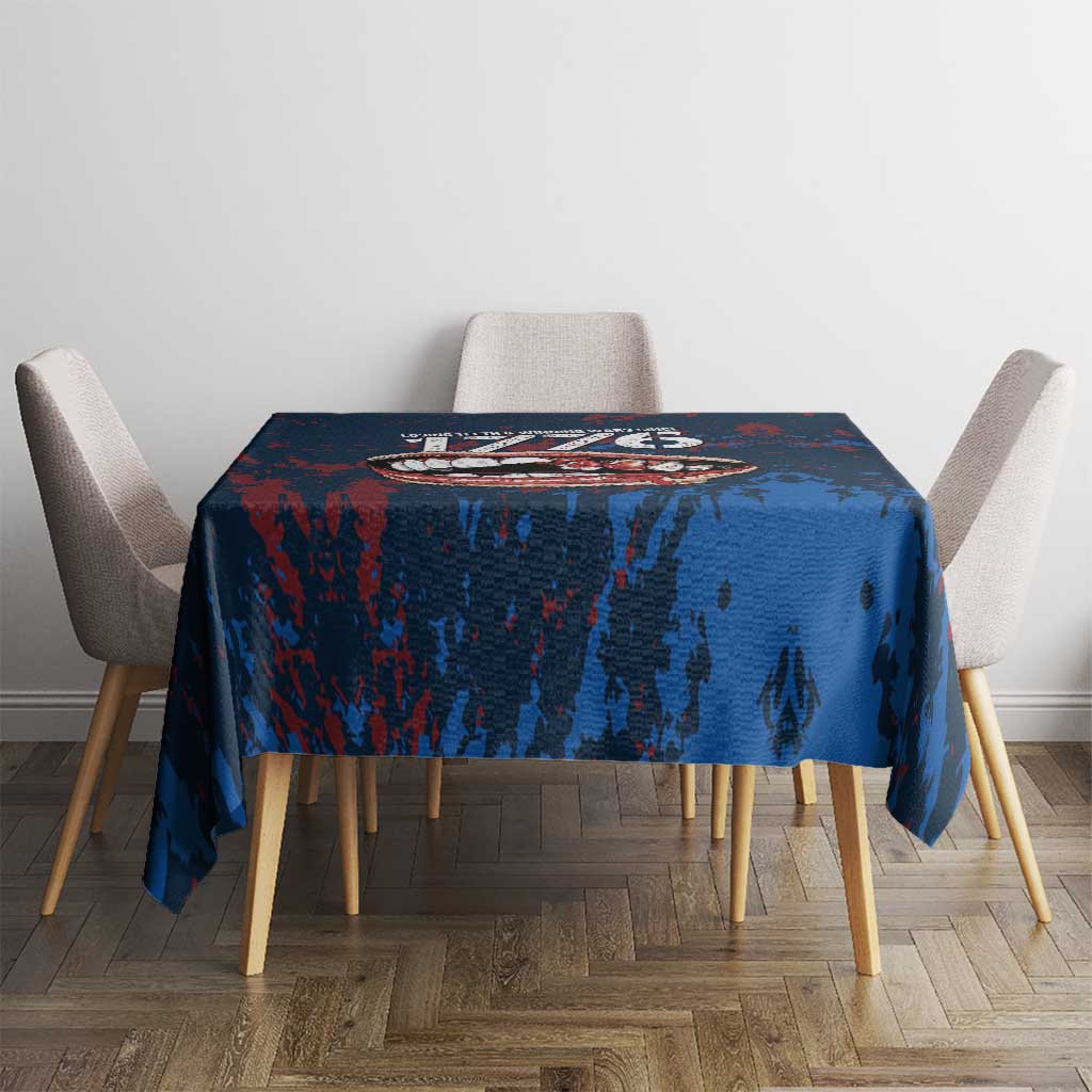 USA Ice Hockey Tablecloth Losing Teeth and Winning Wars Since 1776