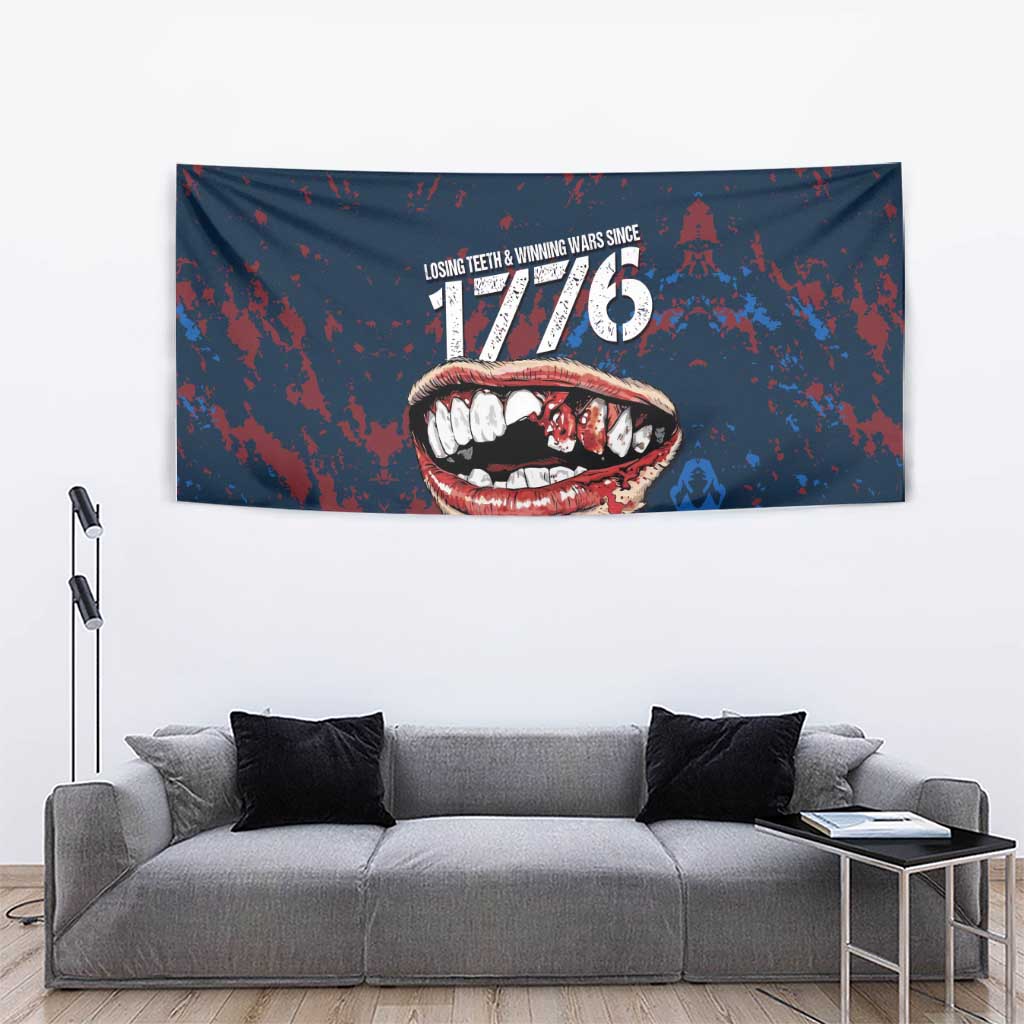 USA Ice Hockey Tapestry Losing Teeth and Winning Wars Since 1776