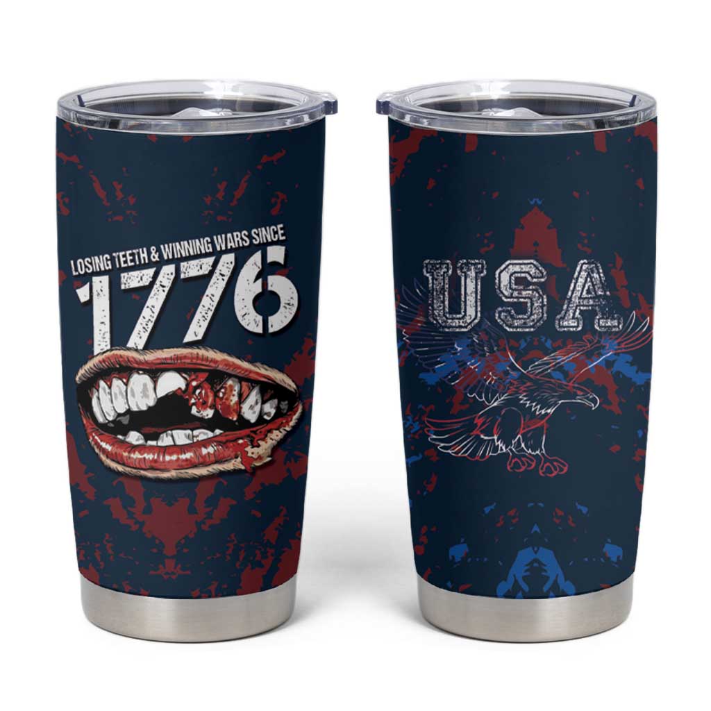 USA Ice Hockey Tumbler Cup Losing Teeth and Winning Wars Since 1776