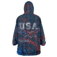 USA Ice Hockey Wearable Blanket Hoodie Losing Teeth and Winning Wars Since 1776