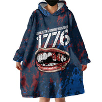 USA Ice Hockey Wearable Blanket Hoodie Losing Teeth and Winning Wars Since 1776