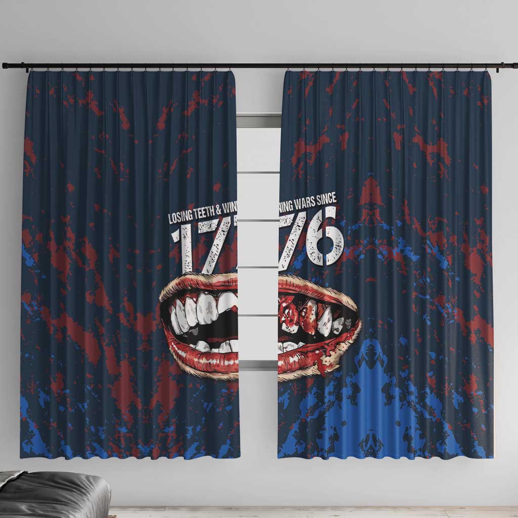 USA Ice Hockey Window Curtain Losing Teeth and Winning Wars Since 1776