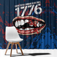 USA Ice Hockey Window Curtain Losing Teeth and Winning Wars Since 1776
