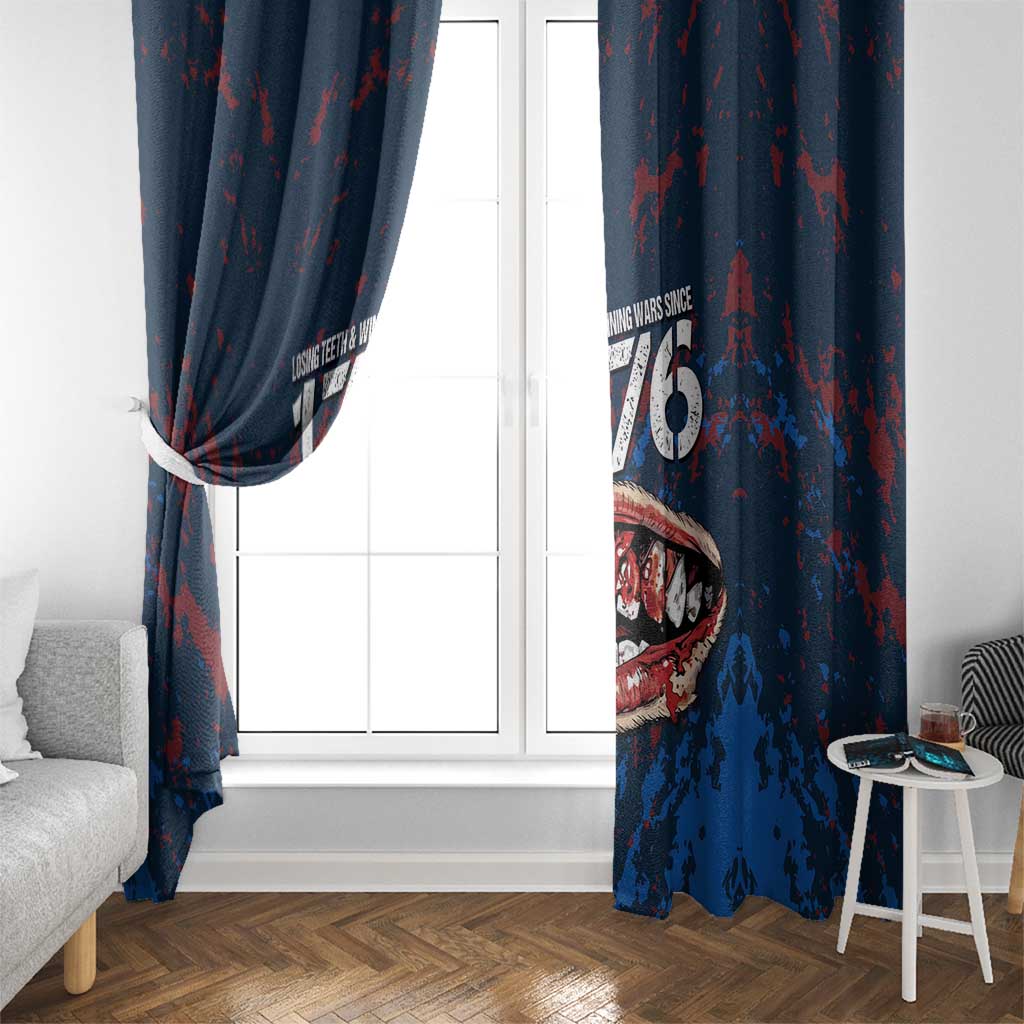 USA Ice Hockey Window Curtain Losing Teeth and Winning Wars Since 1776