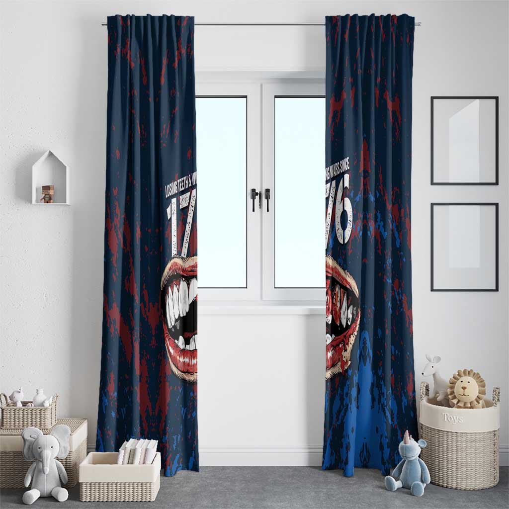 USA Ice Hockey Window Curtain Losing Teeth and Winning Wars Since 1776