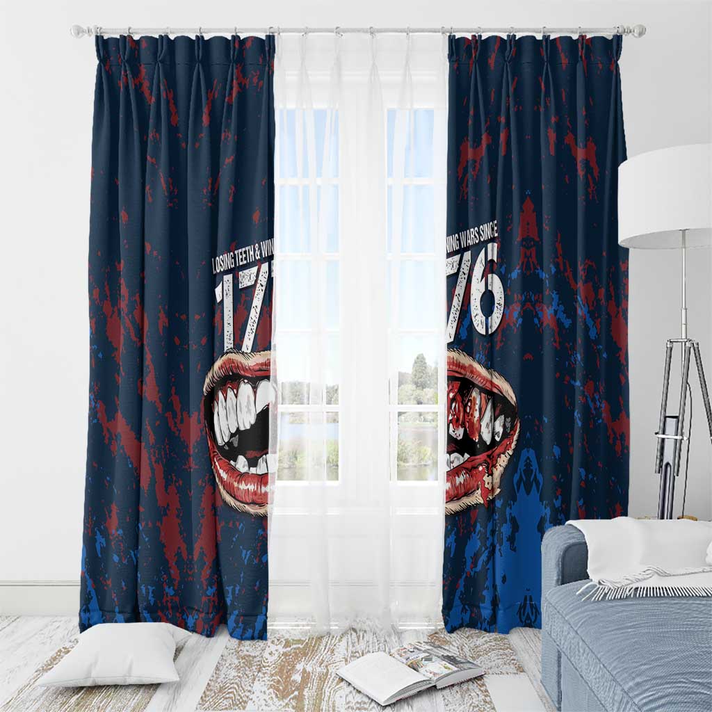 USA Ice Hockey Window Curtain Losing Teeth and Winning Wars Since 1776