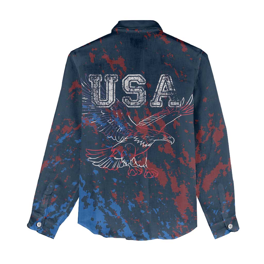 USA Ice Hockey Women Casual Shirt Losing Teeth and Winning Wars Since 1776