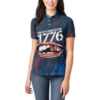 USA Ice Hockey Women Polo Shirt Losing Teeth and Winning Wars Since 1776