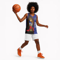 Personalized Afro Haiti Football 2026 Basketball Jersey Trophy Flag Pride Art