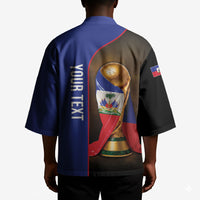 Personalized Afro Haiti Football 2026 Kimono Trophy Flag Pride Art