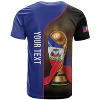 Personalized Afro Haiti Football 2026 T shirt Trophy Flag Pride Art