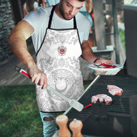 World Football 2026 Turkey Apron Crescent Stars Ottoman Baroque White Version