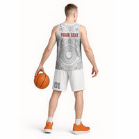 Custom World Football 2026 Turkey Basketball Jersey Crescent Stars Ottoman Baroque White Version