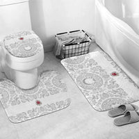 World Football 2026 Turkey Bathroom Set Crescent Stars Ottoman Baroque White Version
