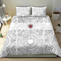 World Football 2026 Turkey Bedding Set Crescent Stars Ottoman Baroque White Version