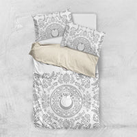 World Football 2026 Turkey Bedding Set Crescent Stars Ottoman Baroque White Version