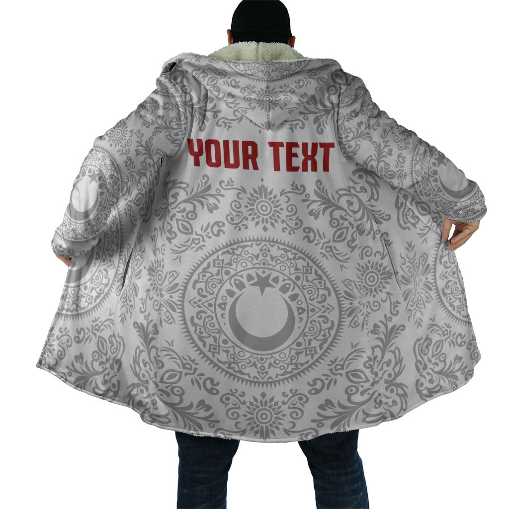 Custom World Football 2026 Turkey Cloak Crescent Stars Ottoman Baroque White Version