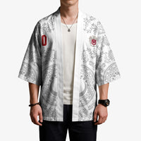 Custom World Football 2026 Turkey Kimono Crescent Stars Ottoman Baroque White Version