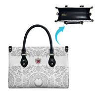 World Football 2026 Turkey Leather Bag Crescent Stars Ottoman Baroque White Version
