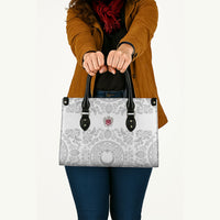 World Football 2026 Turkey Leather Bag Crescent Stars Ottoman Baroque White Version